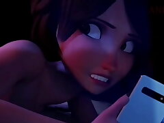Aunt-in-law Cass anime porn super hot