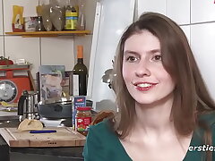 A damsel from Munich is visiting Berlin and masturbating