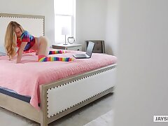 Hot HandJob Compilation! Teen Blonde and Big Dick! AliceMargo.com