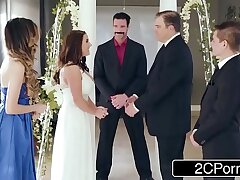 Luxurious Hotwife Bride Angela White Loves Anal