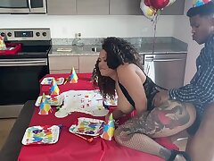 nobody came to my b-day party so my stepmom gave me an extra surprise... pt1