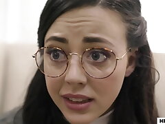 Miserable social worker fucks the troubled babe - Whitney Wright