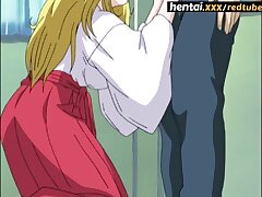 Innocent busty Teenie For all gets cream-pied by Will not hear of Hot Teacher Hentaixxx