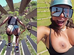 BANGBROS - Miles Long On Climb up With