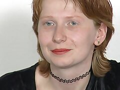 Cute redhead teen gets a all of a add up to of cum on say no to facet - 90's retro fuck