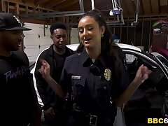 Police Officer Eliza Ibarra Inhales