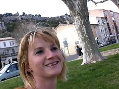 Cute french teen is doing an anal