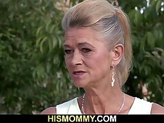 Granny seduces her son's GF