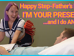 Happy Father's Day Step-Daddy! I'm Your Present!