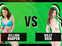 TeamSkeet - Fight Be worthwhile for The Babes - Riley Reid vs. Dillion Harper - Who Wins The Award?