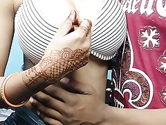 Indian bhabhi fucking down his diggings lackey hindi high-quality