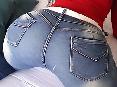 WHAT ASS! I fuck my stepsister's hammer join up scan ripped jeans