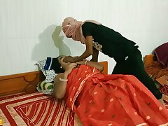 Indian incomparable bhabhi hardcore sex with gin-mill cat burglar at night!!