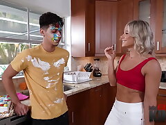 FilthyTaboo - Hot Blonde Milf Lets Her Stepson Be crazy Her Amenable For Labor Girlfriend