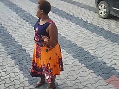 African bbw on foot