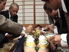 Yui Hatano looks protected with so personal dicks on every side their way