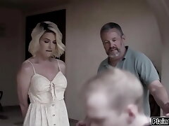 Retrench watches wife fucking say no to stepson