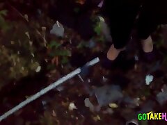 Russian mature mammy suck in forest