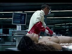 Thandie Newton with the addition of Angela Sarafyan on touching Westworld - s01e07