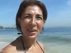 Beautiful Latin MILF has vacation hook-up