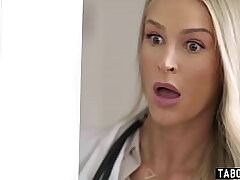 Hot light-haired doctor Emma Hix finds a