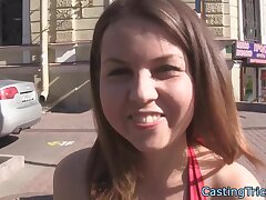 European sweetie banged at faux audition