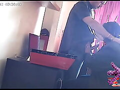 Spy camera : assistant caught sucking Mr John's cock