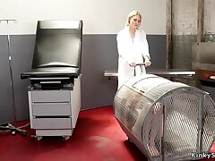 Buttfuck therapy for platinum-blonde lesbian patient