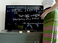 Myanmar Math Lecturer Enjoy Hard-core