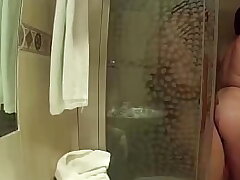 He plumbs her donk in the shower. Claudia Marie ctdx