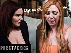 PURE TABOO Worried Lauren Phillips Satiates Her Neighbor Natasha Ultra-cute After Being Too Nosy