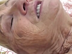 ugly 90 years old grandma deep fucked